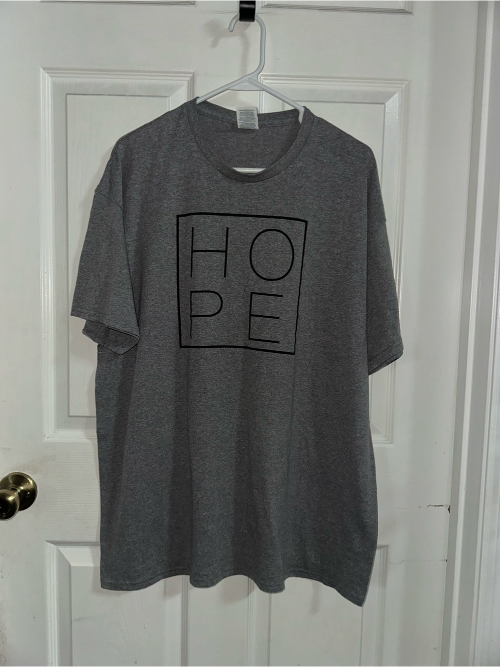 Delta Pro weight Gray HOPE Shirt Size XL